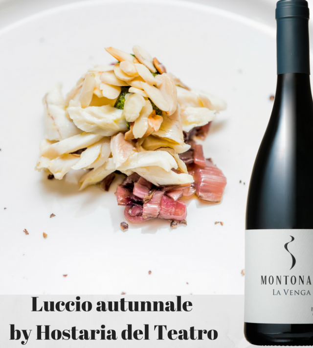 Immagine per la news Luccio autunnale, all'Hostaria del Teatro si abbina a La Venga
