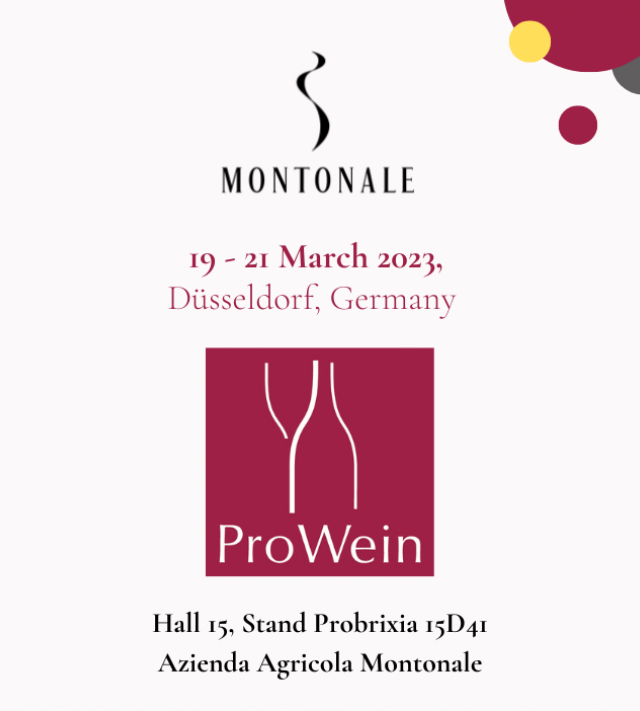Immagine per la news Montonale a Prowein 2023 con le nuove annate