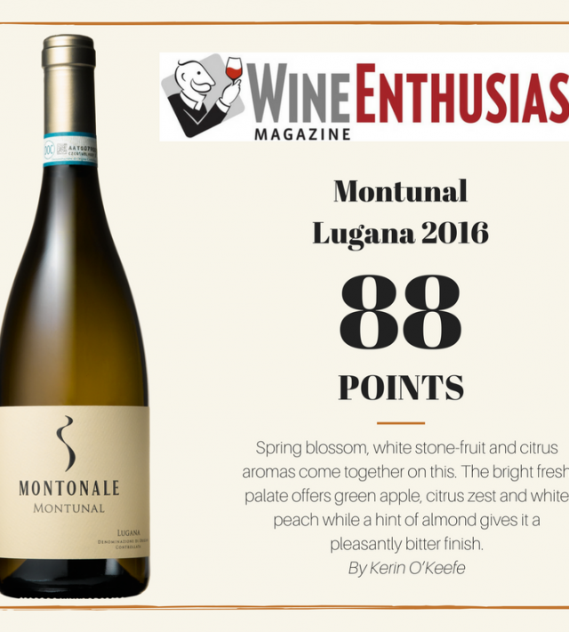 Immagine per la news Wine Enthusiast premia Montunal 2016